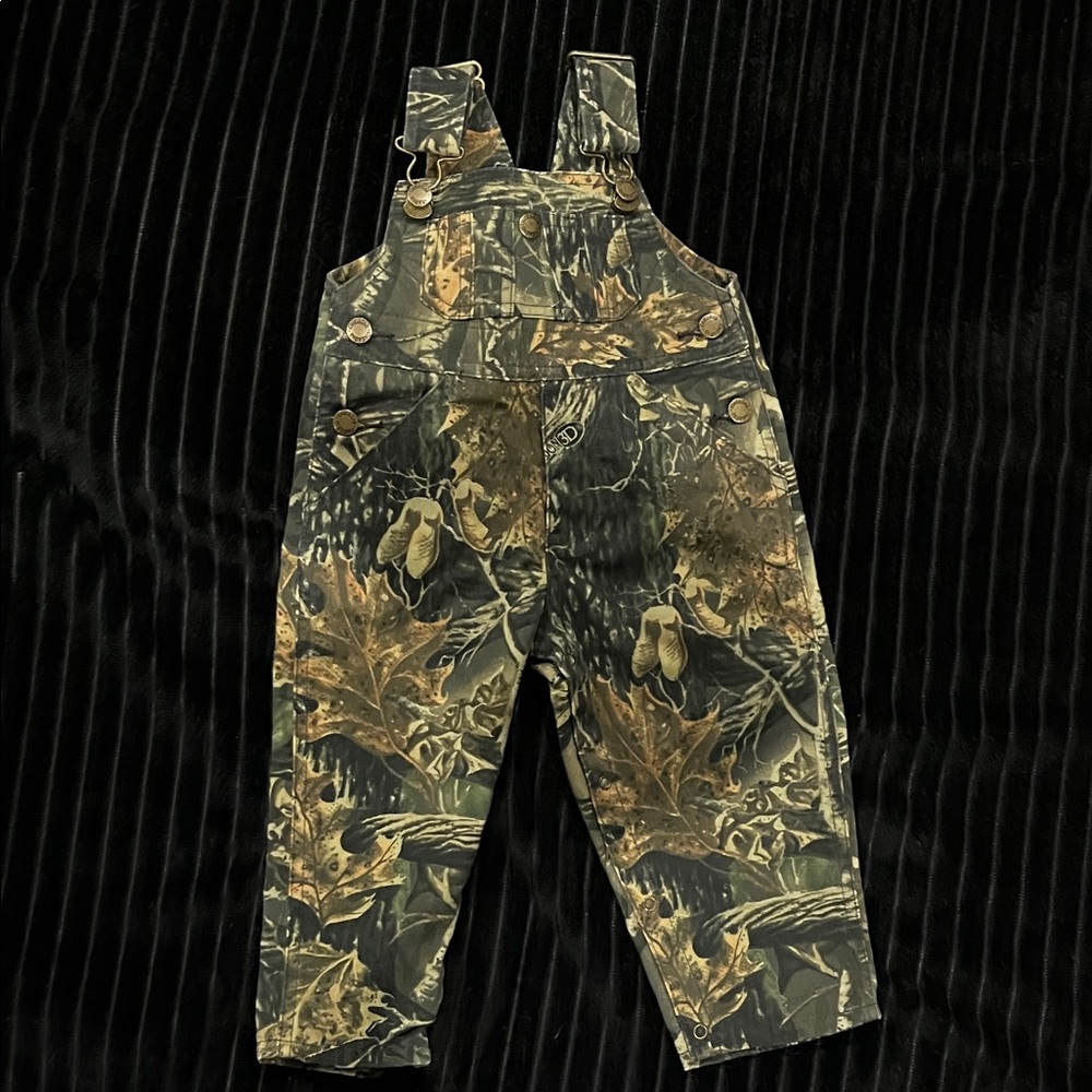 Cabela's Kids Woodland Camouflage Overalls